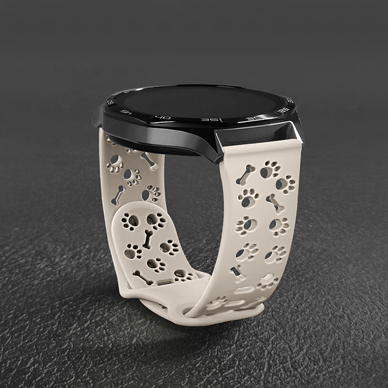 Titan Smartwatch Accessories - สายรัดข้อมือแบบโปร่งลายอุ้งเท้าสุนัข ขนาด 22 มม. 20 มม.