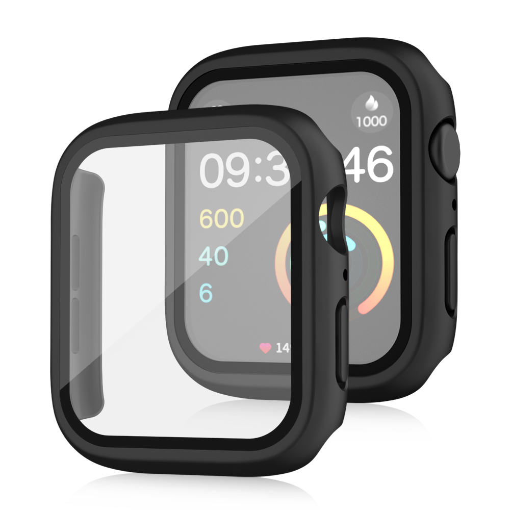 Smartwatch Band Accessories - กระจกนิรภัย + ฝาครอบสําหรับ Apple Watch Case