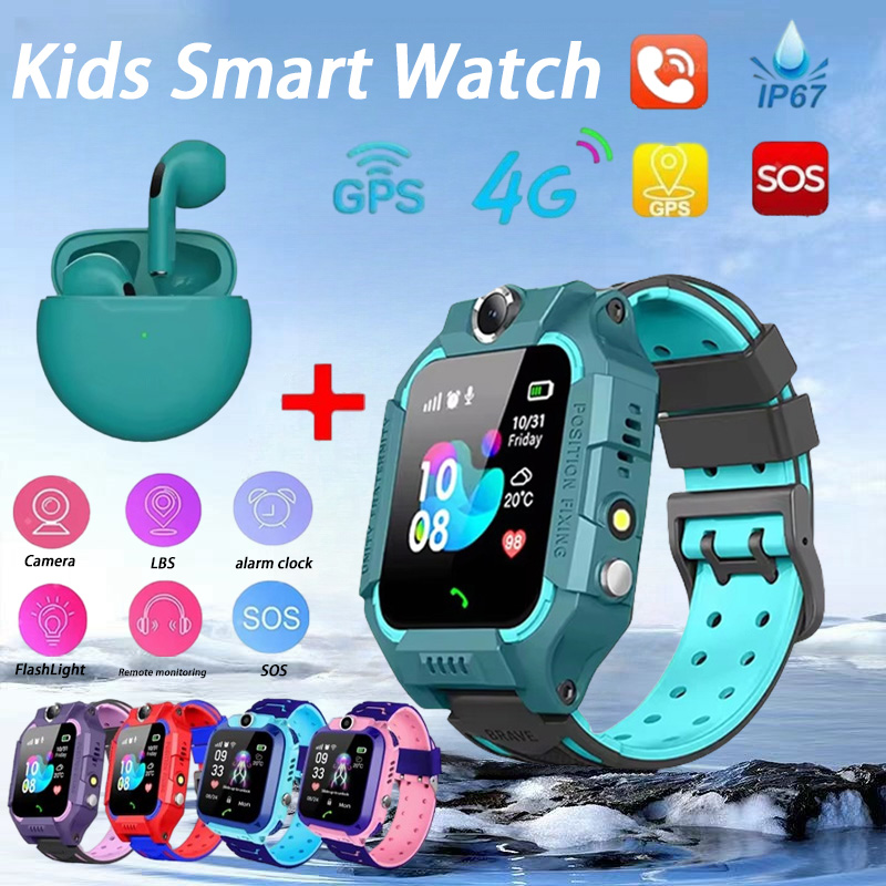 Smartwatch Id - เด็กใหม่นาฬิกาสมาร์ท SOS นาฬิกาโทรศัพท์ซิมการ์ด Ip67 กันน้ํารีโมทคอนโทรลสําหรับเด็กสําหรับ Ios