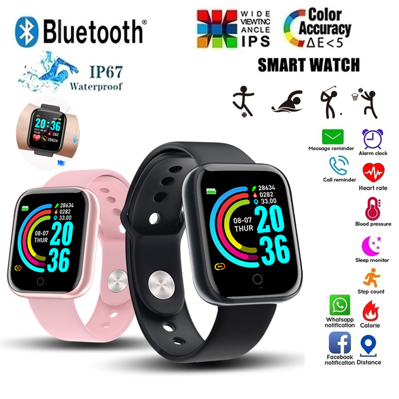 Smartwatch X12 - นาฬิกาอัจฉริยะมัลติฟังก์ชั่นผู้ชายผู้หญิงเชื่อมต่อบลูทูธโทรศัพท์เพลงฟิตเนสสร้อยข้อมือกีฬาเครื่องวัดการนอนหลับ Y68 สมาร์ทวอทช์