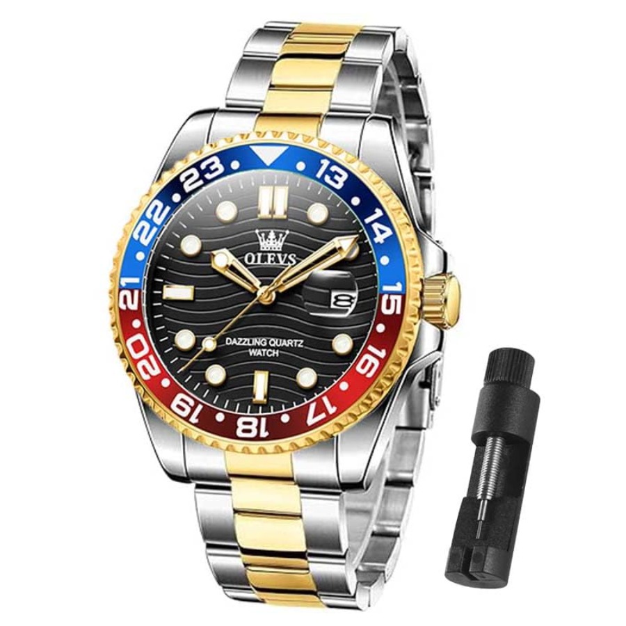Smartwatch Face - OLEVS นาฬิกาข้อมือผู้ชาย หรูหรา หน้าปัดใหญ่ ดีไซน์สวยงาม อ่านง่าย