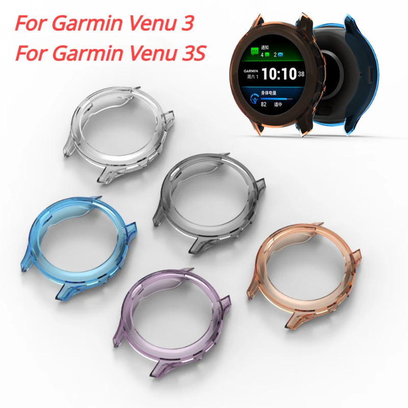 Silicone Band Replacement - ฝาครอบเคสป้องกัน TPU สำหรับ Garmin venu 3