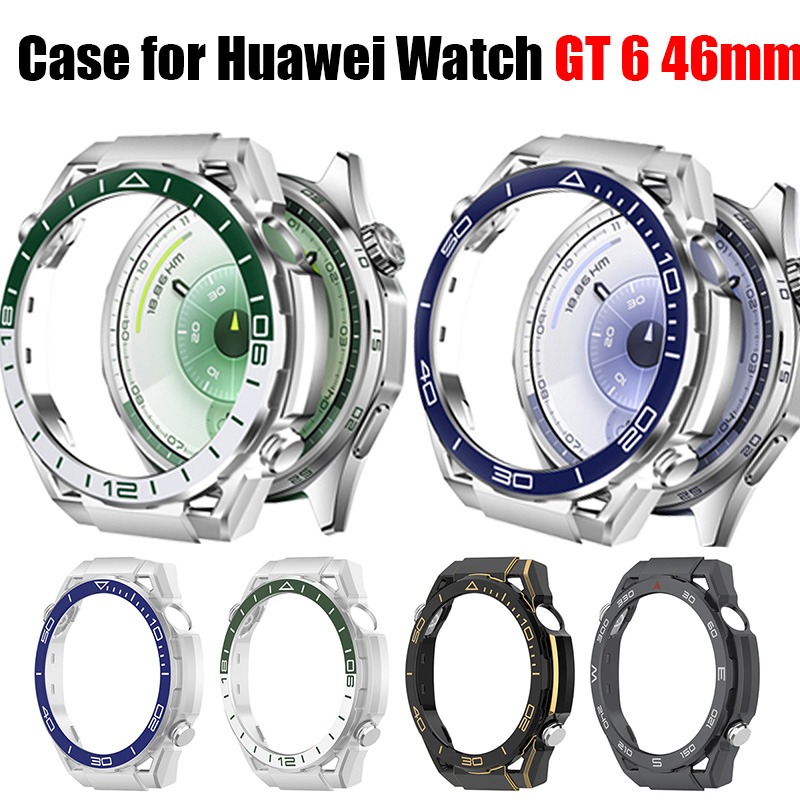Titan Smartwatch Accessories - เคสสำหรับนาฬิกาหัวเว่ย จีที 6 46 มม. ตัวป้องกันหน้าจอเคส
