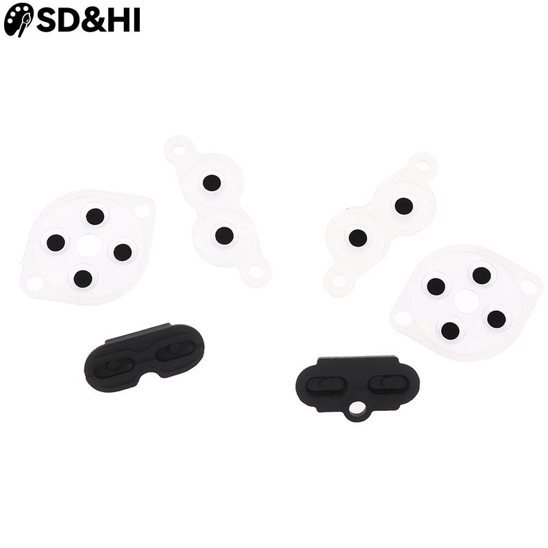 Silicone Band Replacement - 1ชุดอะไหล่ซ่อมยางสำหรับตัวควบคุม NES จอยปุ่มเริ่มทำจากซิลิกอน
