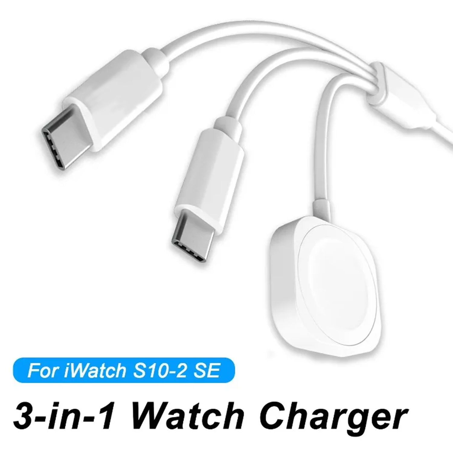 Watch Charger Cable - สายชาร์จแม่เหล็ก 3 in 1 สำหรับ iWatch