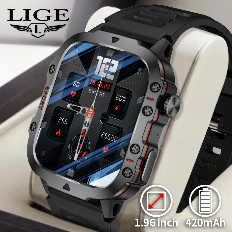 Smartwatch Face - LIGE กลางแจ้งสมาร์ทนาฬิกาผู้ชาย 2.01 
