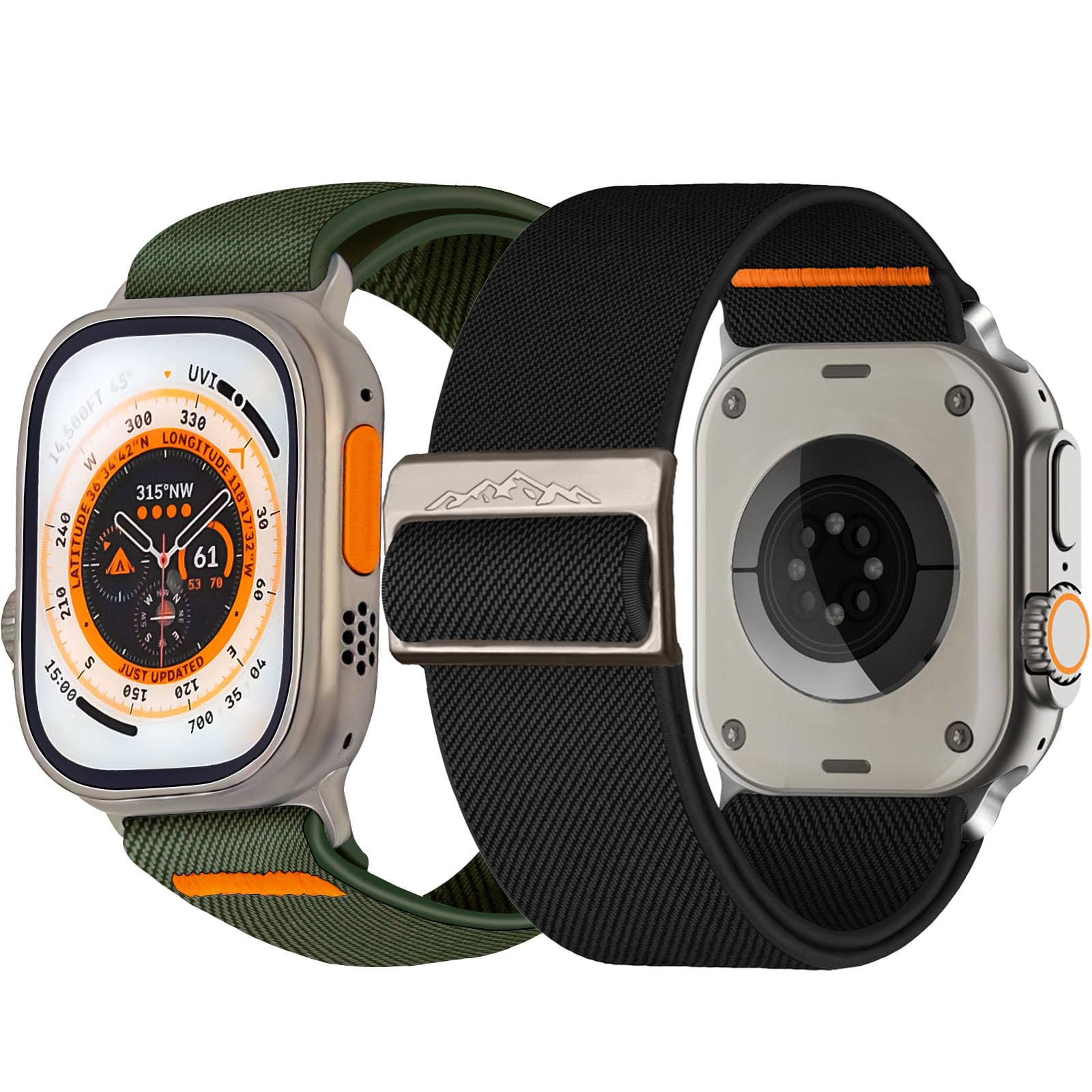 Titan Smartwatch Accessories - ไนลอนสําหรับ Apple Watch ultra Band 49