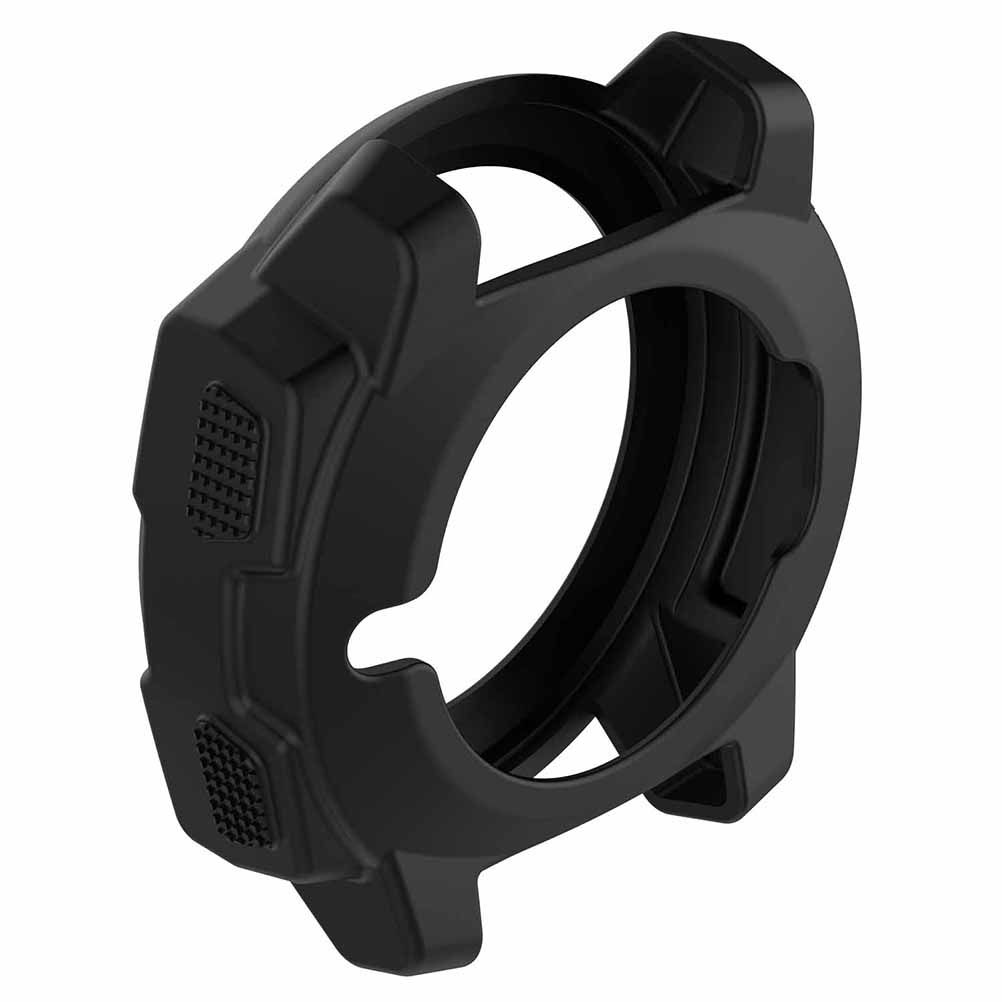Smartwatch Case - เคสป้องกันซิลิโคนสีดำสำหรับสมาร์ทวอทช์ น้ำหนักเบา ทนต่อรอยขีดข่วนและฝุ่น ป้องกันนาฬิกา