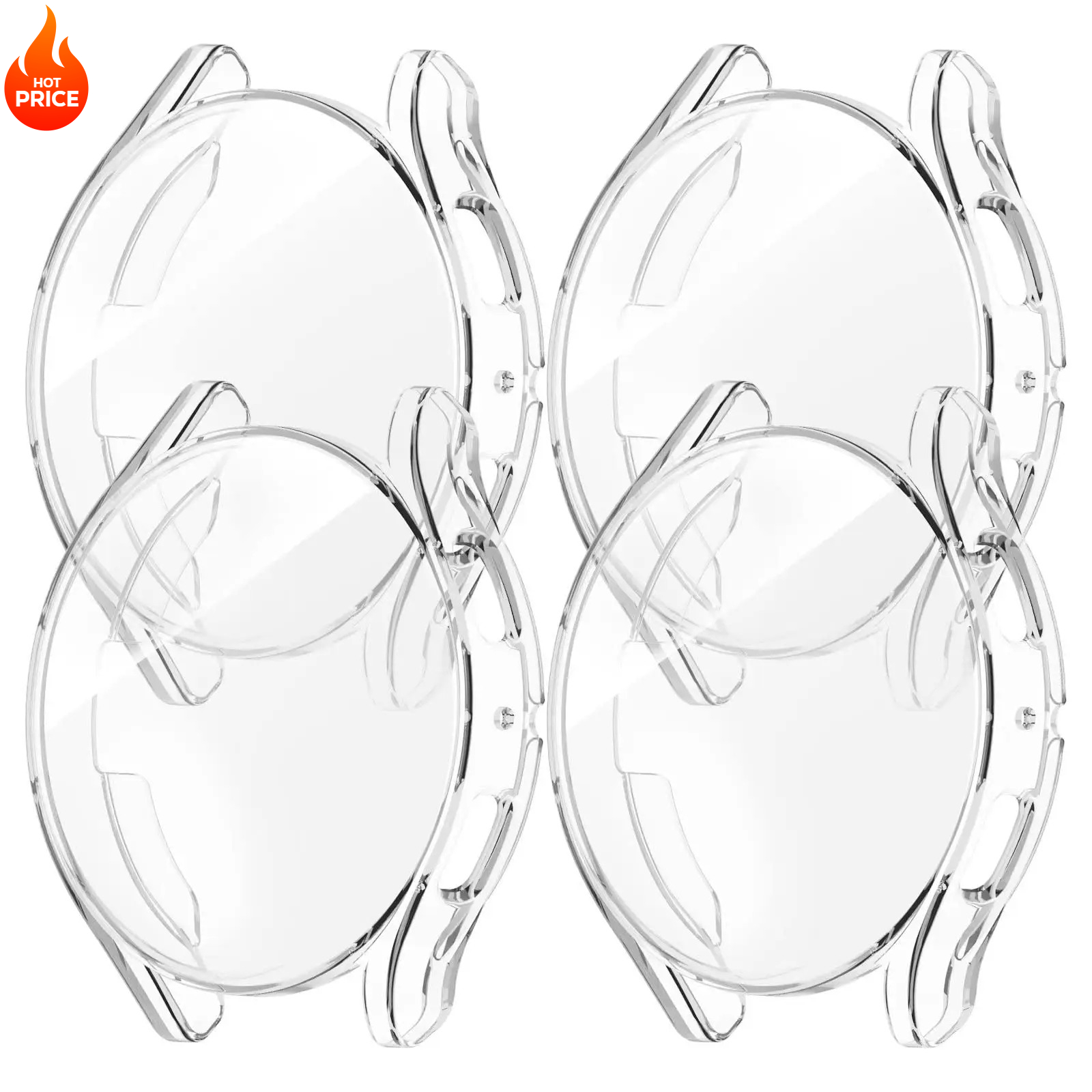 Samsung Smartwatch Accessories - เคส 1-4 ชิ้นสำหรับซัมซุงกาแล็กซี่วอทช์ 4 5 6