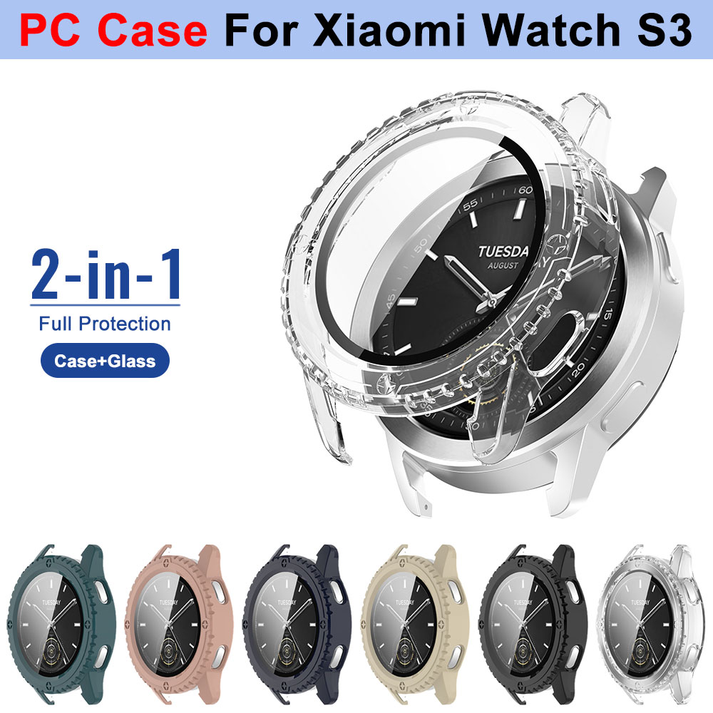 Xiaomi Smartwatch S3 Accessories - สำหรับเสี่ยวมี่ วอทช์ เอส 3 เคสป้องกันพีซีสำหรับเสี่ยวมี่ วอทช์
