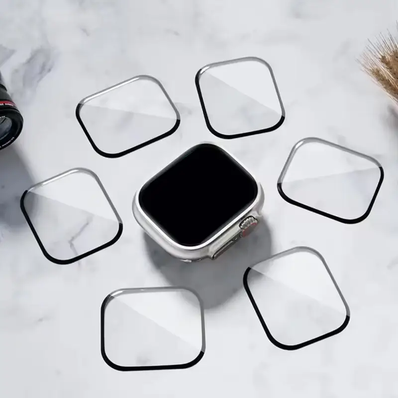 Smartwatch Case - 1-5 ชิ้นฟิล์มป้องกันรอยขีดข่วนสำหรับแอปเปิ้ลวอทช์อัลตร้า 3-2 49 มม.41-45 มม.-42-46