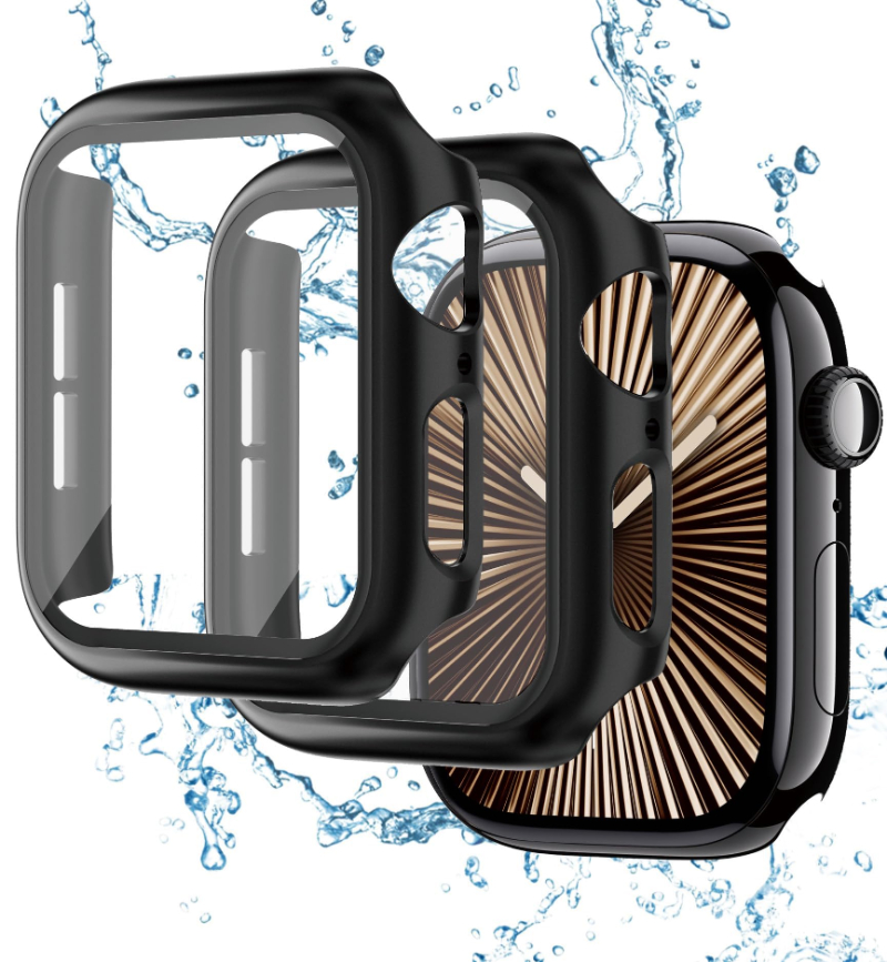 Smartwatch Band Accessories - 2PCS กระจกนิรภัย + เคสสำหรับแอปเปิ้ลวอทช์ 38-40/41/42 มม.44