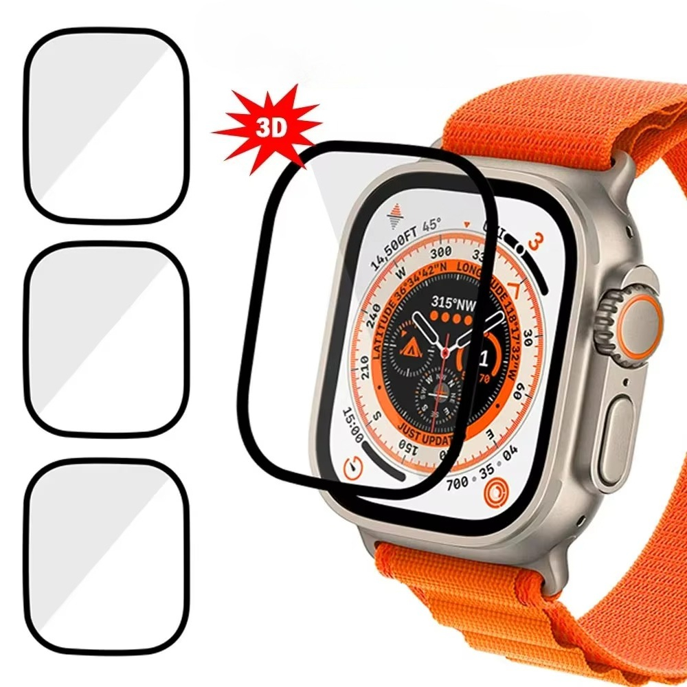 Smartwatch Case - เหมาะสำหรับแอปเปิ้ลวอทช์ 41-42-44 มม. 45-46-49 มม. ฟิล์มกันรอยหน้าจอ