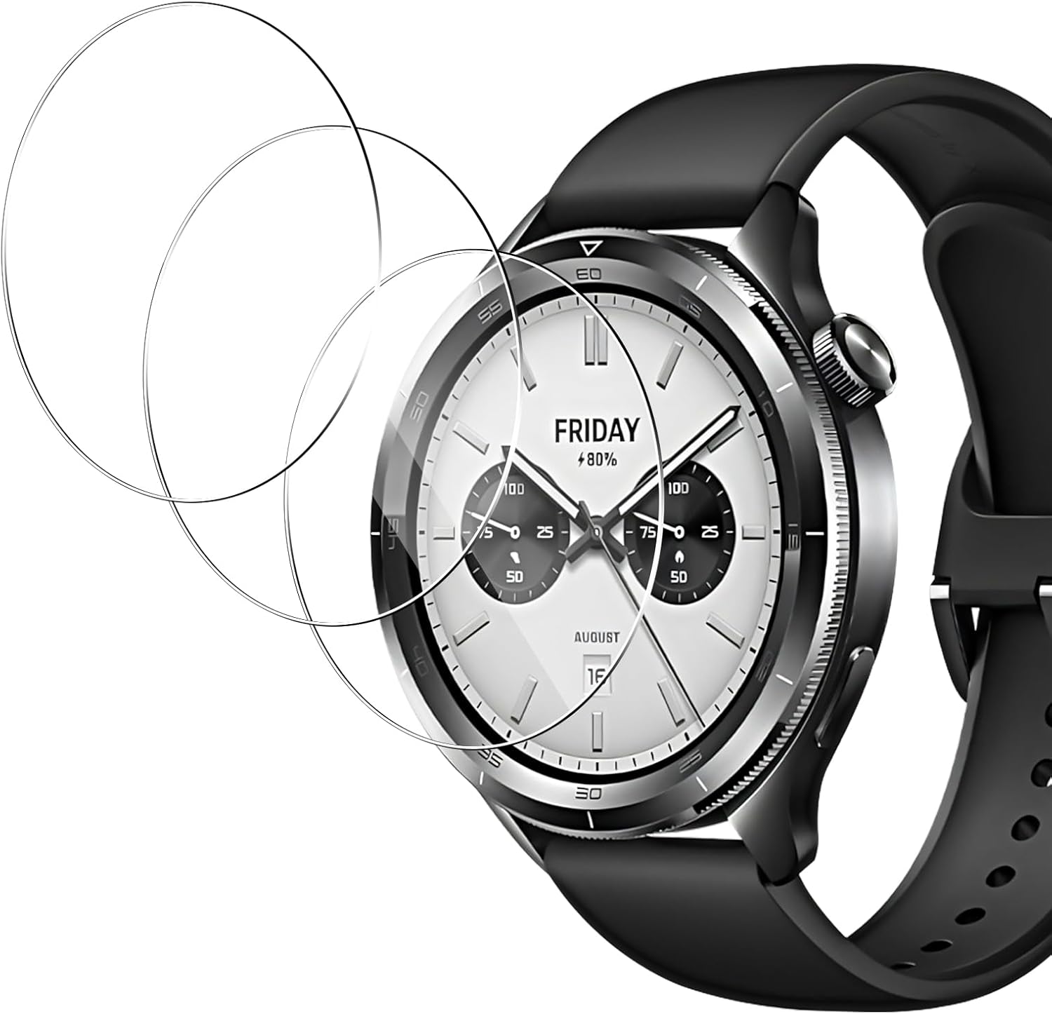 3PCSกระจกนิรภัยSmartwatchป้องก - Xiaomi Smartwatch Accessories บทวิจารณ์และราคา