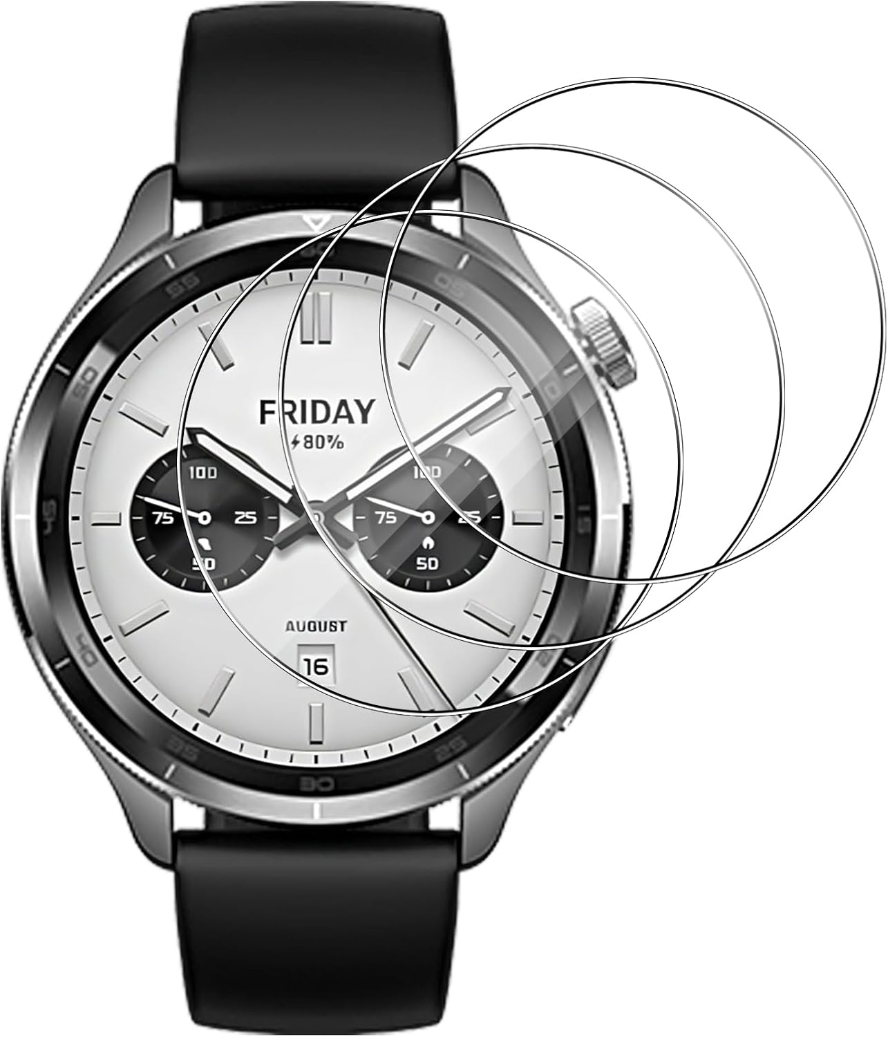 3PCSกระจกนิรภัยSmartwatchป้องก - Xiaomi Smartwatch Accessories บทวิจารณ์และราคา