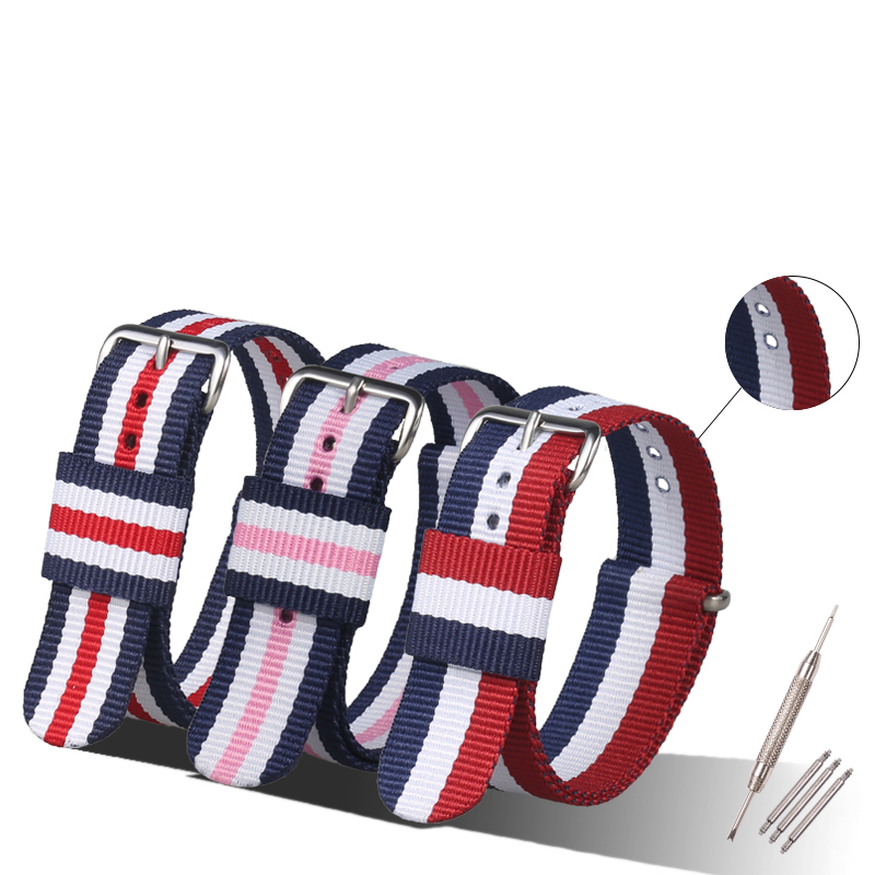 สายนาฬิกาสำหรับ DW สายไนลอน 12 - Nylon Nato Strap บทวิจารณ์และราคา
