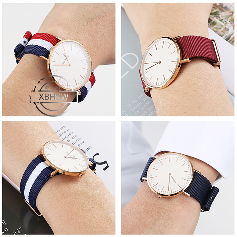 สายนาฬิกาสำหรับ DW สายไนลอน 12 - Nylon Nato Strap บทวิจารณ์และราคา