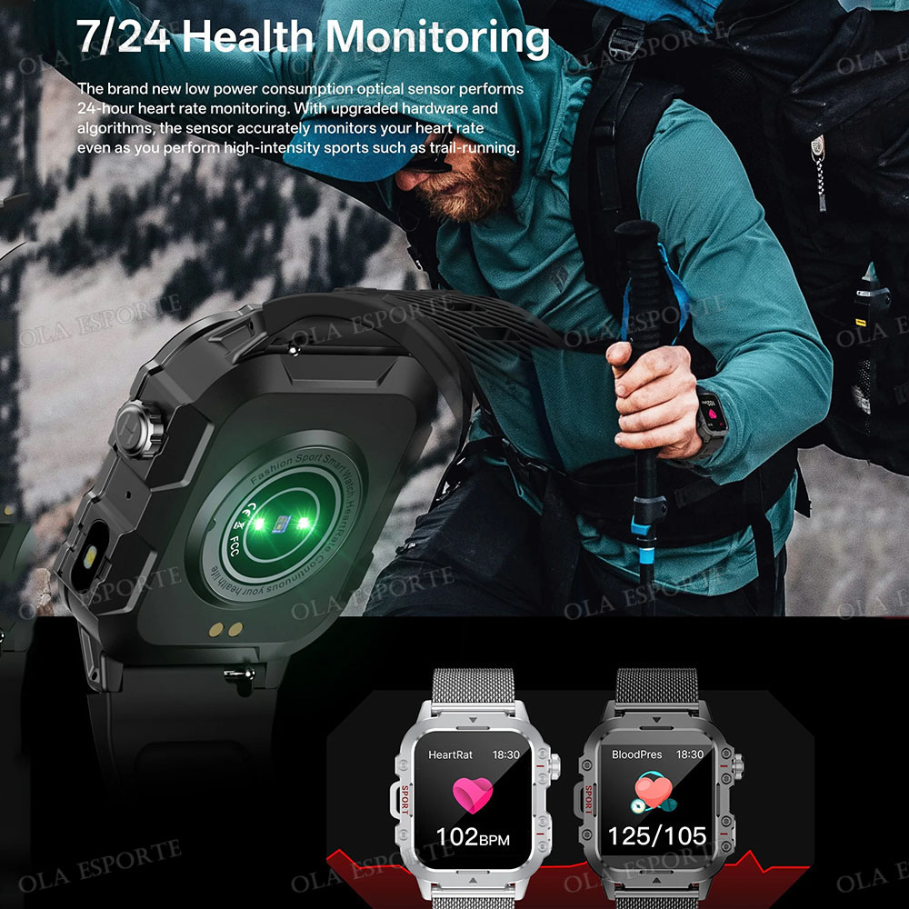 2026 ใหม่ทนทานทหาร GPS สมาร์ทน - Smartwatch X12 บทวิจารณ์และราคา