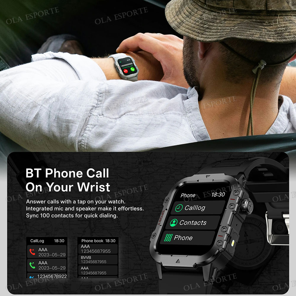 2026 ใหม่ทนทานทหาร GPS สมาร์ทน - Smartwatch X12 บทวิจารณ์และราคา