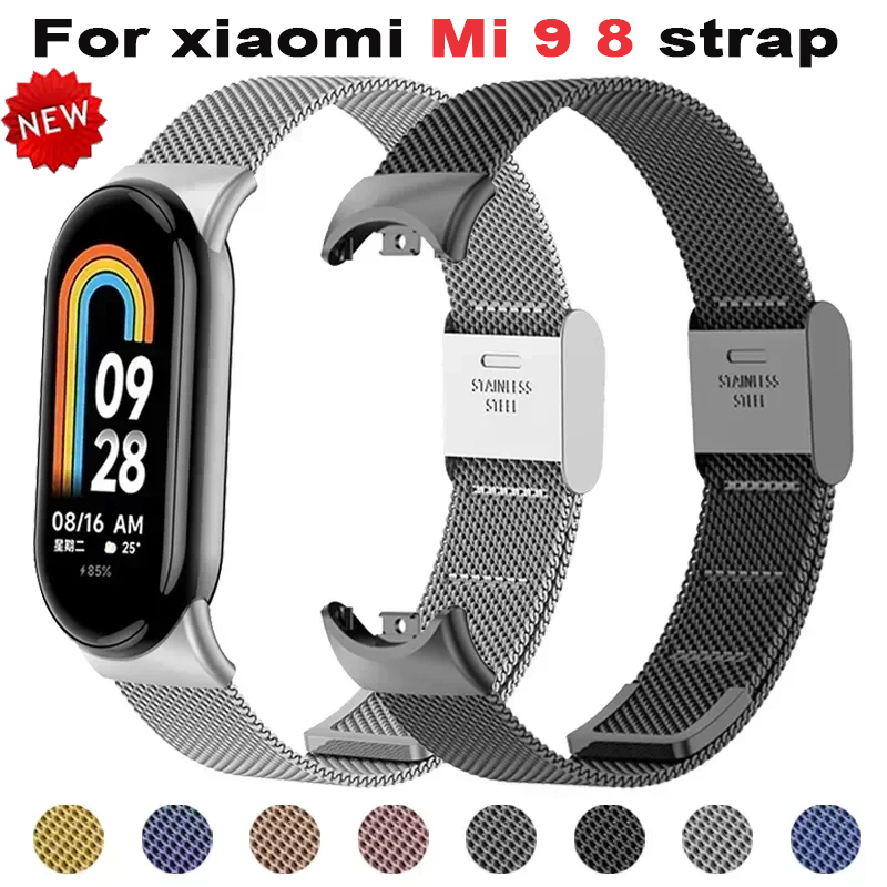 สายสแตนเลสสําหรับ Xiaomi Mi 9  - Xiaomi Smartwatch Accessories บทวิจารณ์และราคา