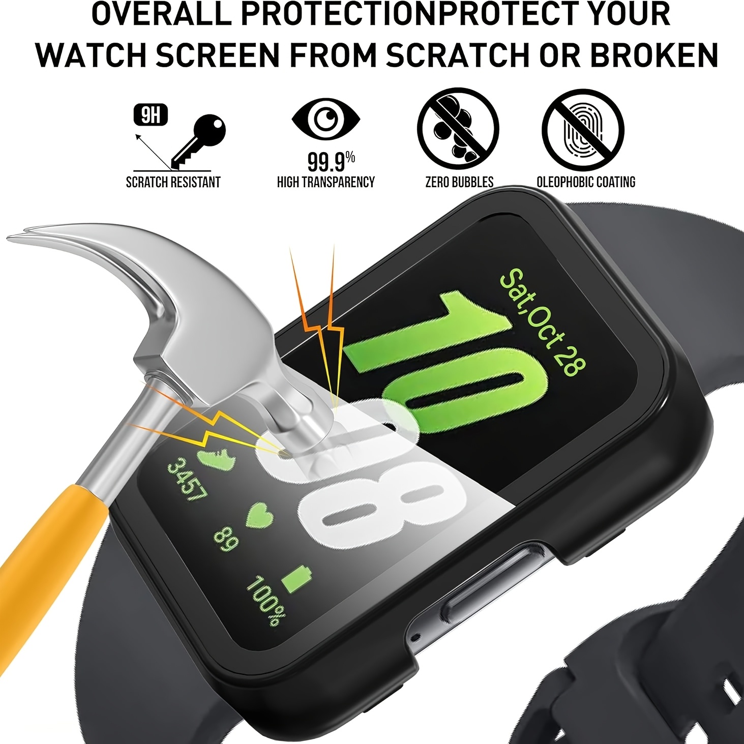 กระจก+เคสสำหรับซัมซุง กาแลคซี่ - Samsung Smartwatch Accessories บทวิจารณ์และราคา