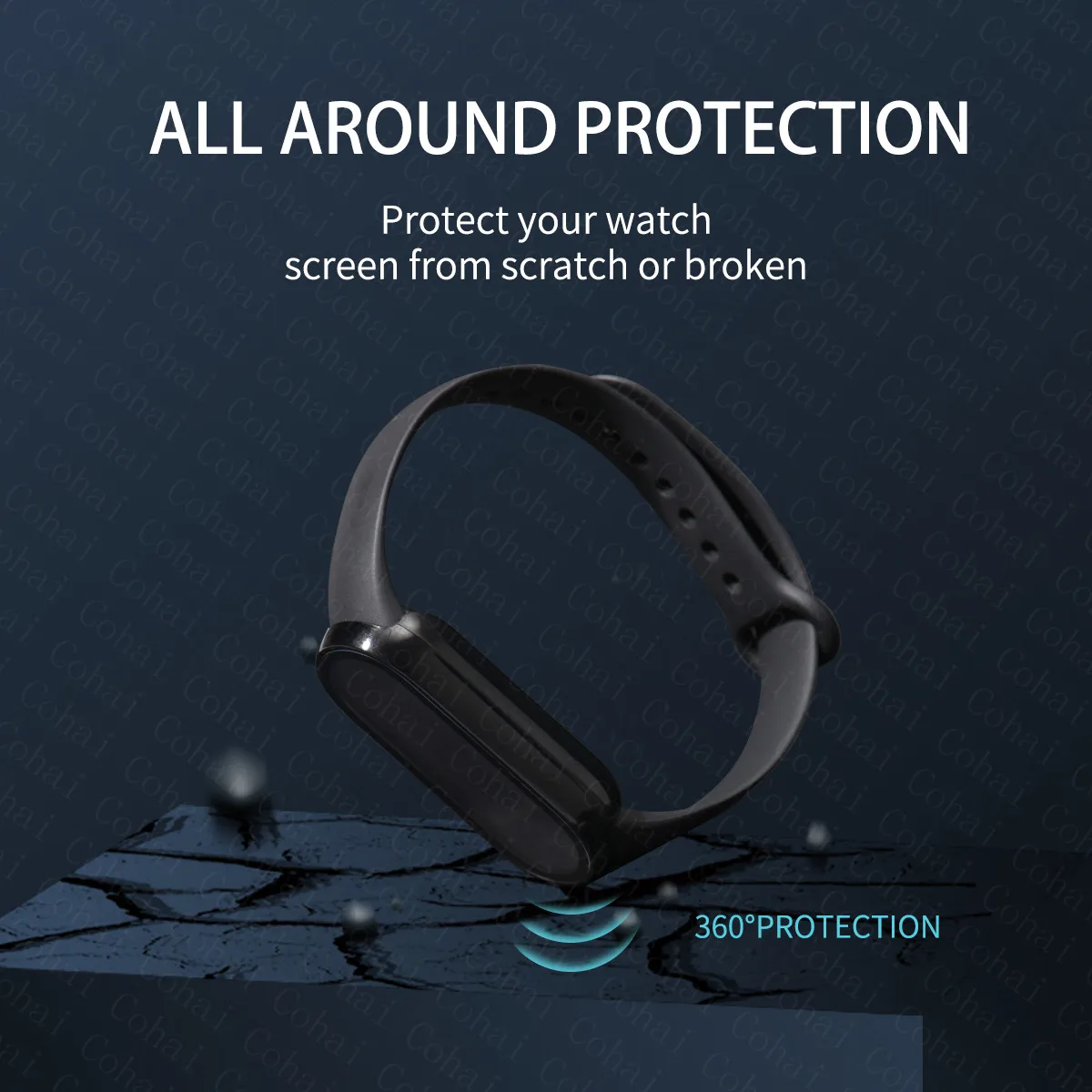 2in1 กรณีป้องกันหน้าจอสําหรับ  - Xiaomi Smartwatch Accessories บทวิจารณ์และราคา