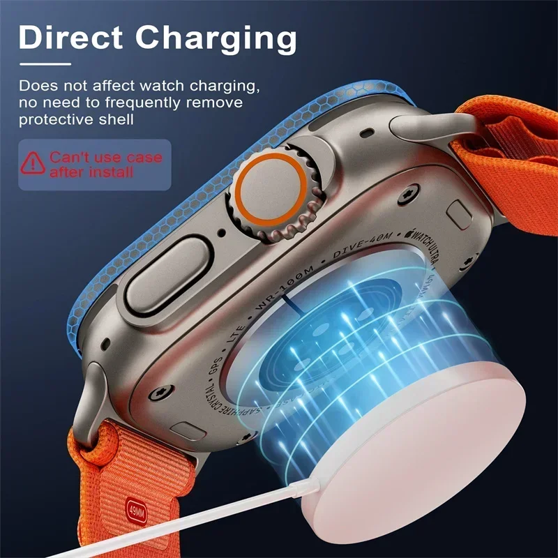 2PCS กระจกนิรภัยสําหรับ Apple  - Smartwatch Watch Accessories For Women บทวิจารณ์และราคา