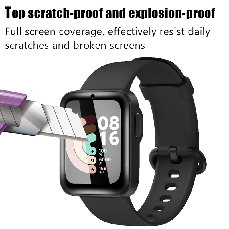 2 Pcs กระจกนิรภัยสําหรับ Redmi - Xiaomi Smartwatch Accessories บทวิจารณ์และราคา