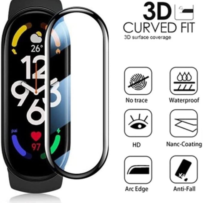 3D Full Screen Protector สําหร - Smartwatch Band Accessories บทวิจารณ์และราคา