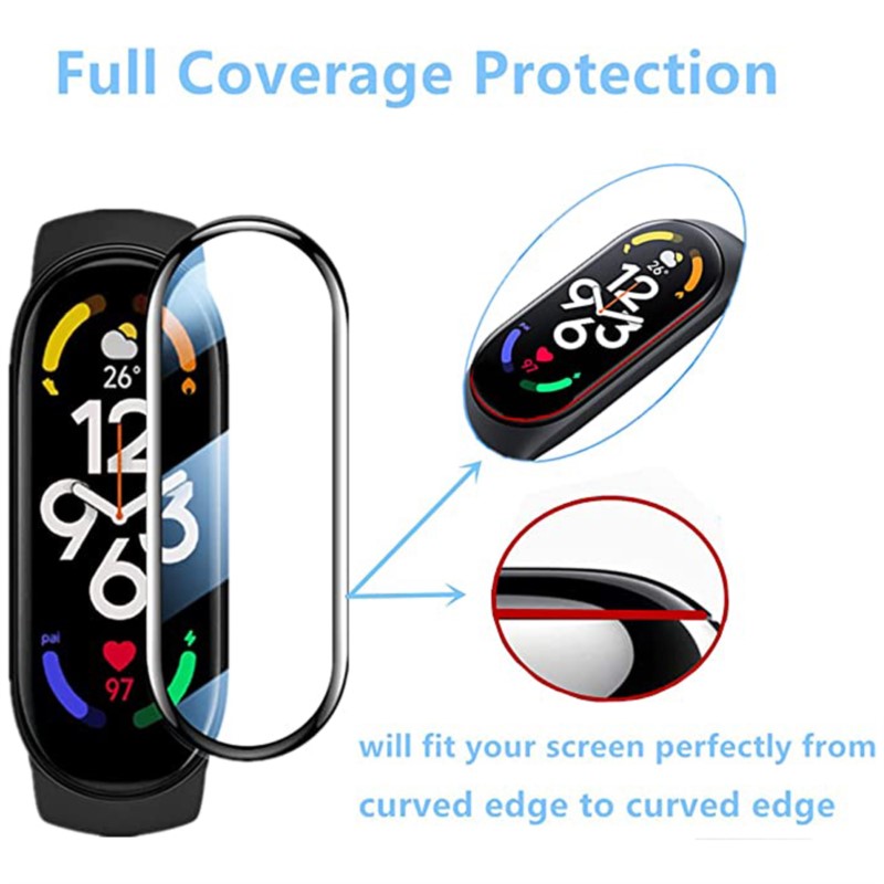 3D Full Screen Protector สําหร - Smartwatch Band Accessories บทวิจารณ์และราคา