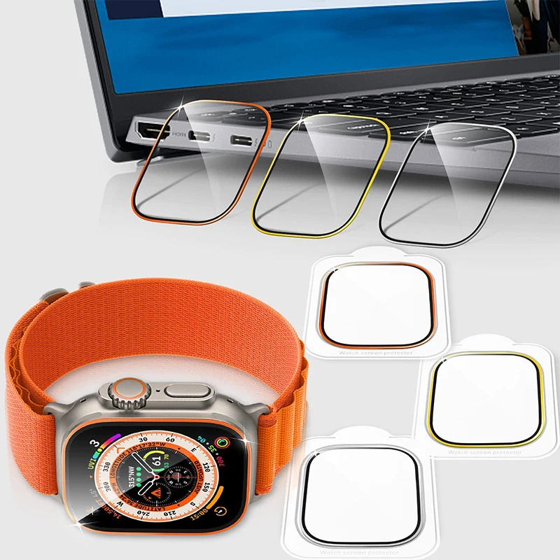 กระจกนิรภัยสำหรับนาฬิกา Apple  - Smartwatch Watch Accessories For Women บทวิจารณ์และราคา