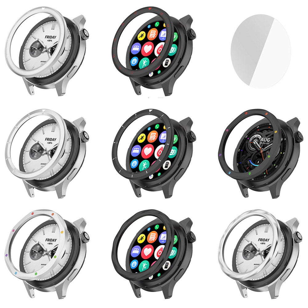 แหวนฝาโลหะสําหรับ Xiaomi นาฬิก - Xiaomi Smartwatch S3 Accessories บทวิจารณ์และราคา