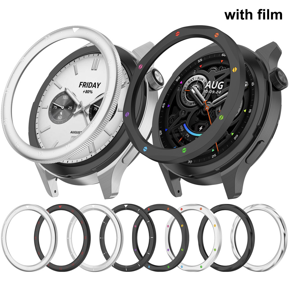 แหวนฝาโลหะสําหรับ Xiaomi นาฬิก - Xiaomi Smartwatch S3 Accessories บทวิจารณ์และราคา