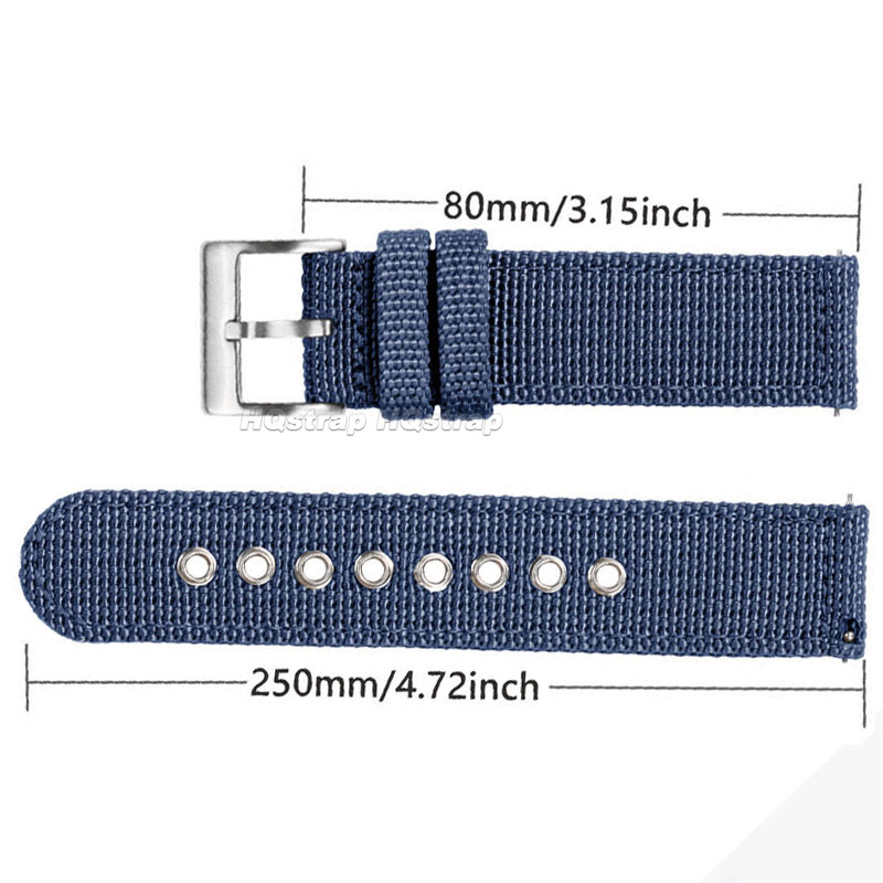 สายไนลอน 18 มม.20 มม.22 มม.ผ้า - Nylon Nato Strap บทวิจารณ์และราคา