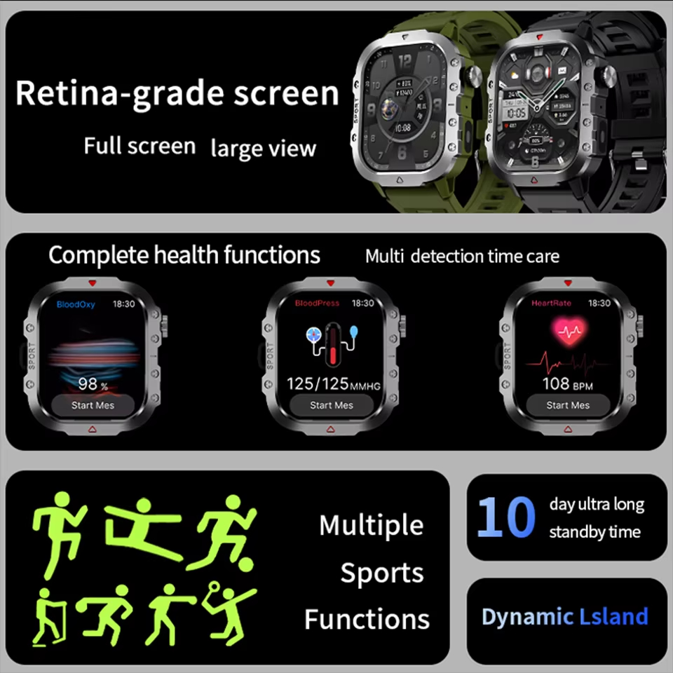 2026 ใหม่สมาร์ทวอทช์ผู้ชายโทรผ - Smartwatch X12 บทวิจารณ์และราคา