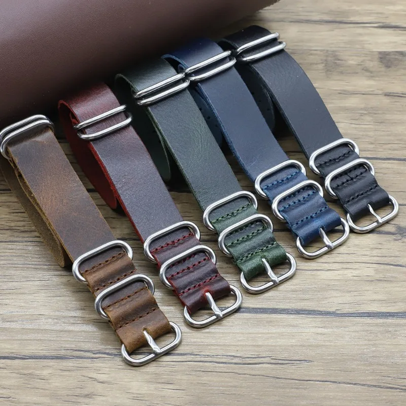 นาฬิกาหนังแท้วินเทจ 18 มม.20 ม - Nylon Nato Strap บทวิจารณ์และราคา