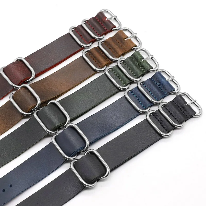 นาฬิกาหนังแท้วินเทจ 18 มม.20 ม - Nylon Nato Strap บทวิจารณ์และราคา