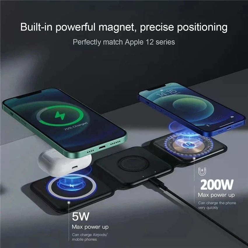 ใหม่ 3in1 แบบพับได้ Wireless C - Smartwatch X12 บทวิจารณ์และราคา
