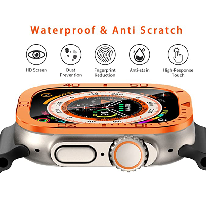 กระจกนิรภัยสำหรับแอปเปิ้ลวอตช์ - Smartwatch Case บทวิจารณ์และราคา