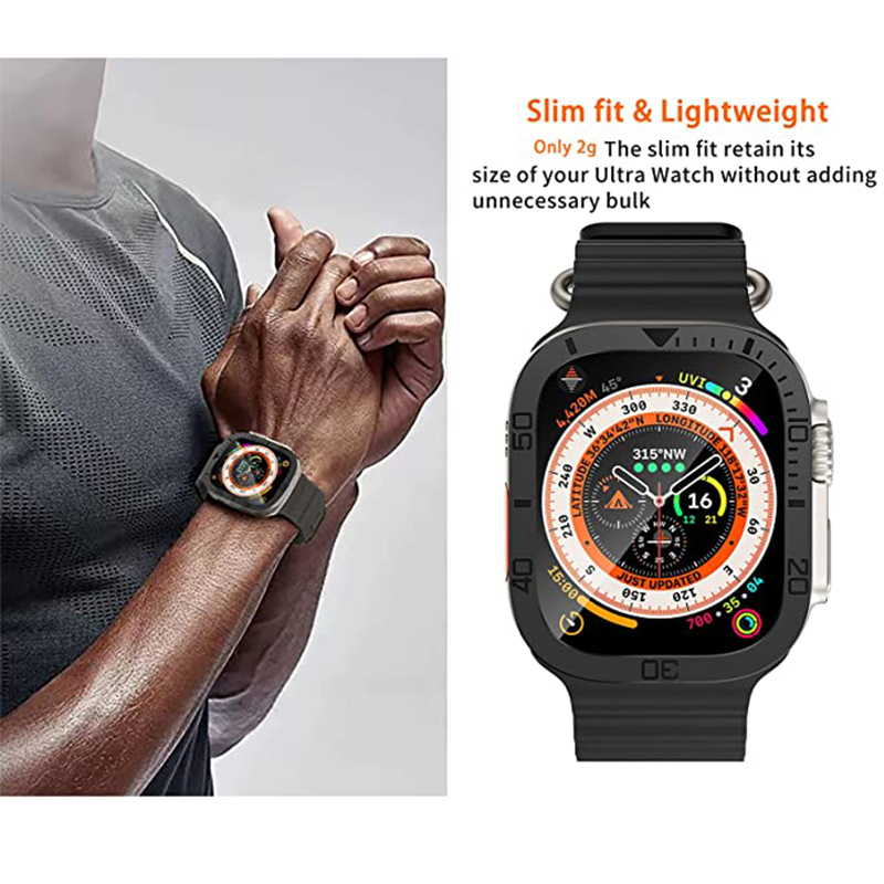 กระจกนิรภัยสำหรับแอปเปิ้ลวอตช์ - Smartwatch Case บทวิจารณ์และราคา