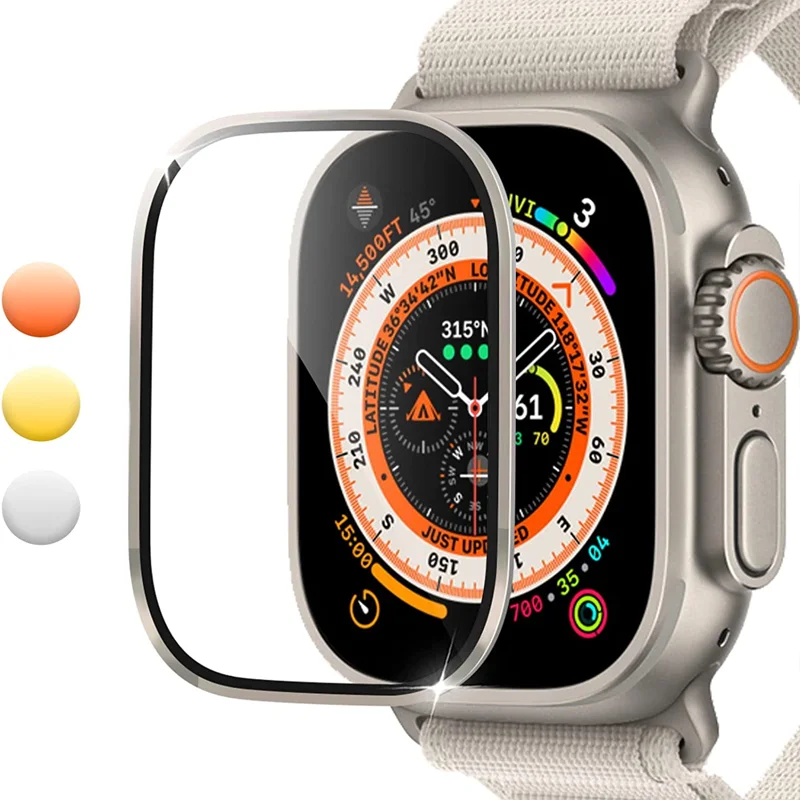 ฟิล์มกระจกนิรภัยสําหรับ Apple  - Smartwatch Band Accessories บทวิจารณ์และราคา