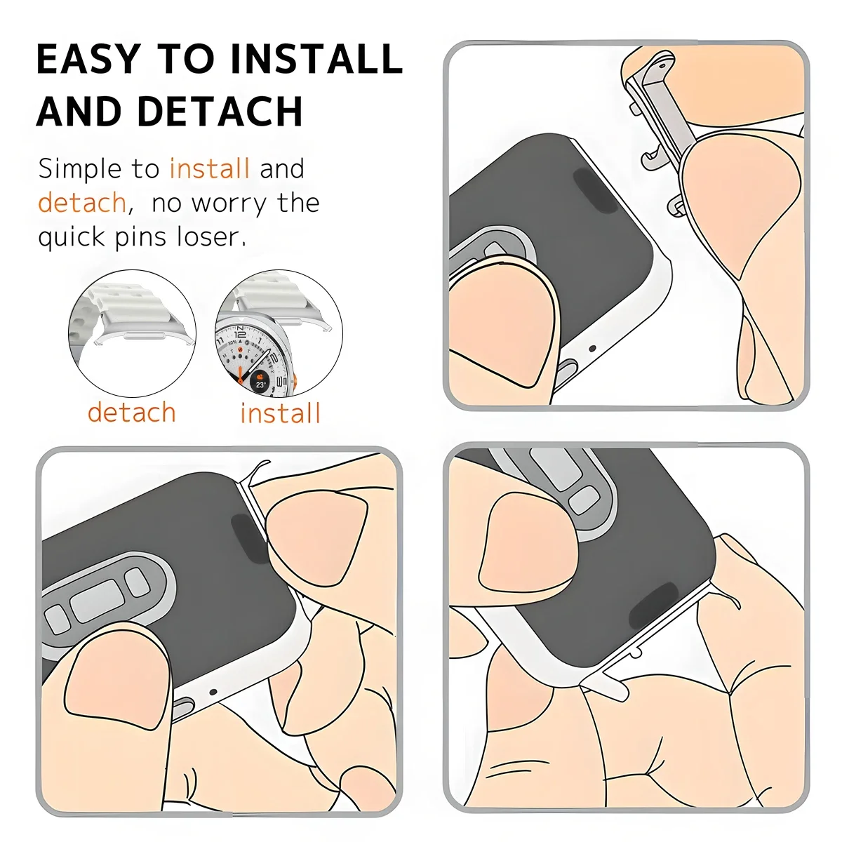 2pcs อะแดปเตอร์โลหะนาฬิกาสําหร - Watch Band Connector บทวิจารณ์และราคา