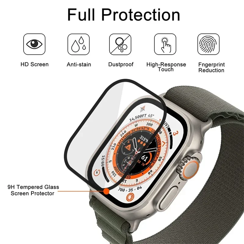ป้องกันหน้าจอโค้งเต็มรูปแบบสํา - Smartwatch Case บทวิจารณ์และราคา