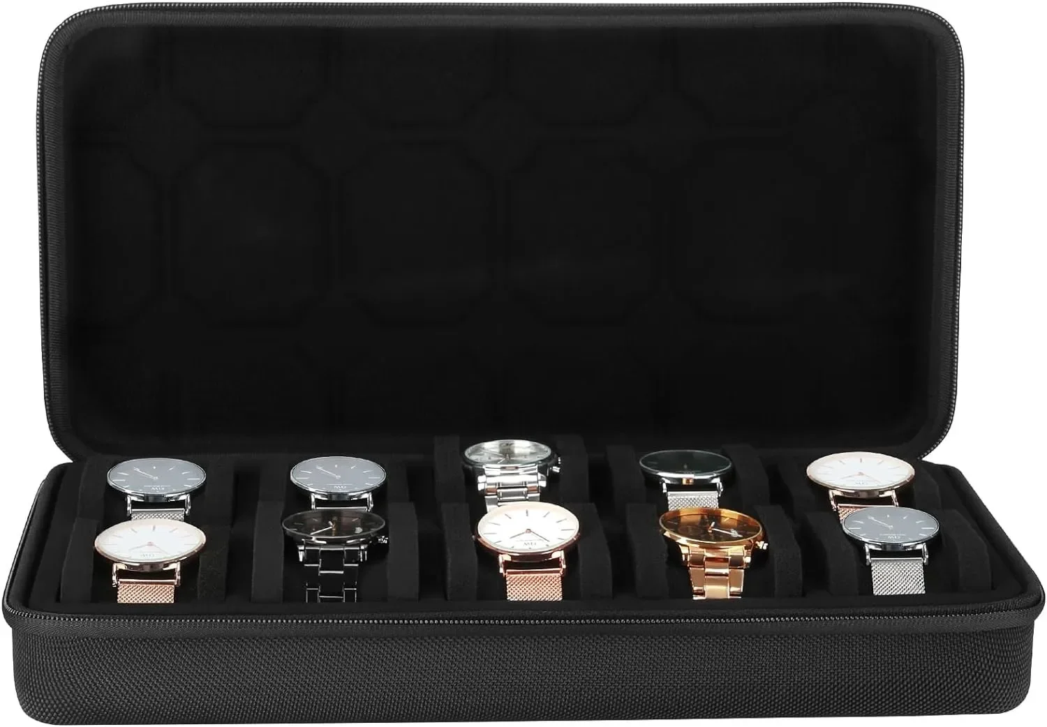 10 ช่องใส่กล่องนาฬิกาแบบพกพาซิ - Smartwatch Id บทวิจารณ์และราคา