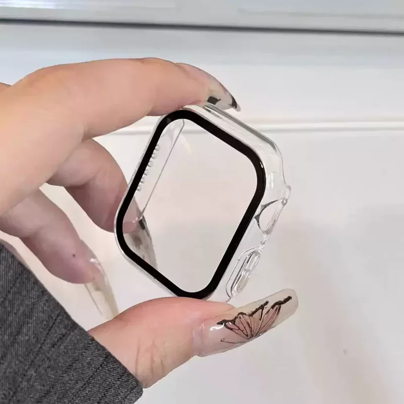 กระจก + กรณีสำหรับแอปเปิ้ลวอทช - Smartwatch Band Accessories บทวิจารณ์และราคา
