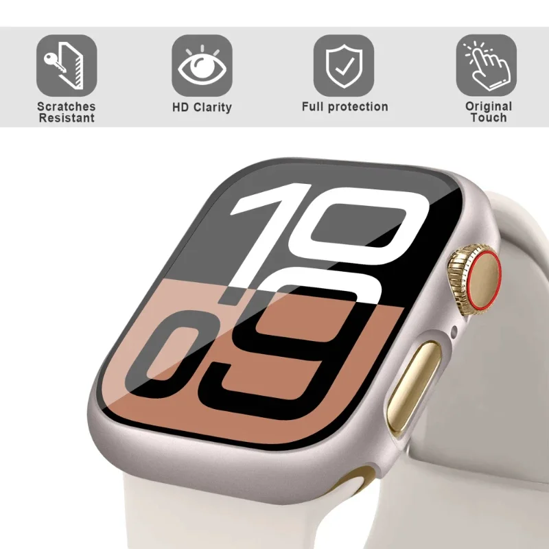 กระจก + กรณีสำหรับแอปเปิ้ลวอทช - Smartwatch Band Accessories บทวิจารณ์และราคา