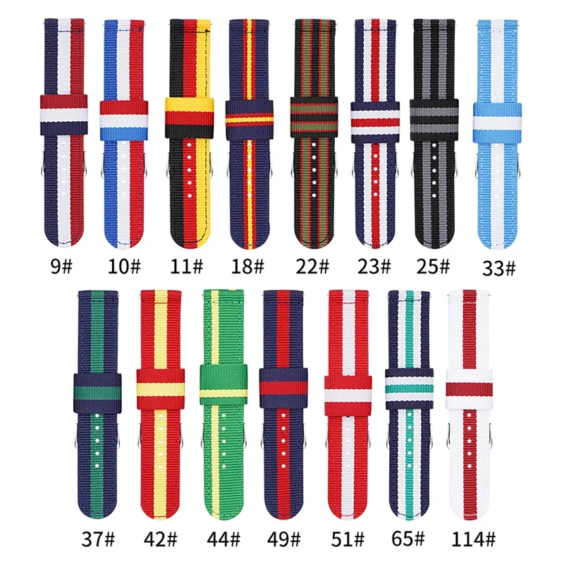 20 มม.22 มม.ไนลอนสําหรับ Samsu - Nylon Nato Strap บทวิจารณ์และราคา