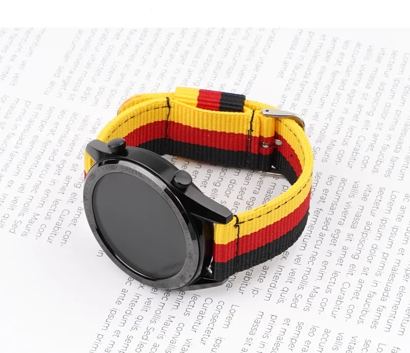 20 มม.22 มม.ไนลอนสําหรับ Samsu - Nylon Nato Strap บทวิจารณ์และราคา