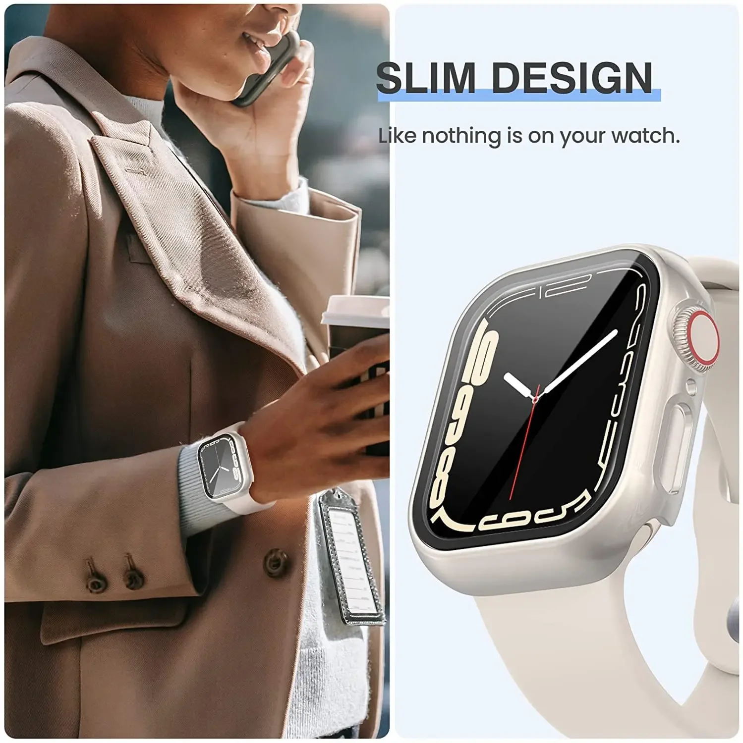 3 แพ็คกระจกนิรภัยสำหรับแอปเปิ้ - Smartwatch Band Accessories บทวิจารณ์และราคา