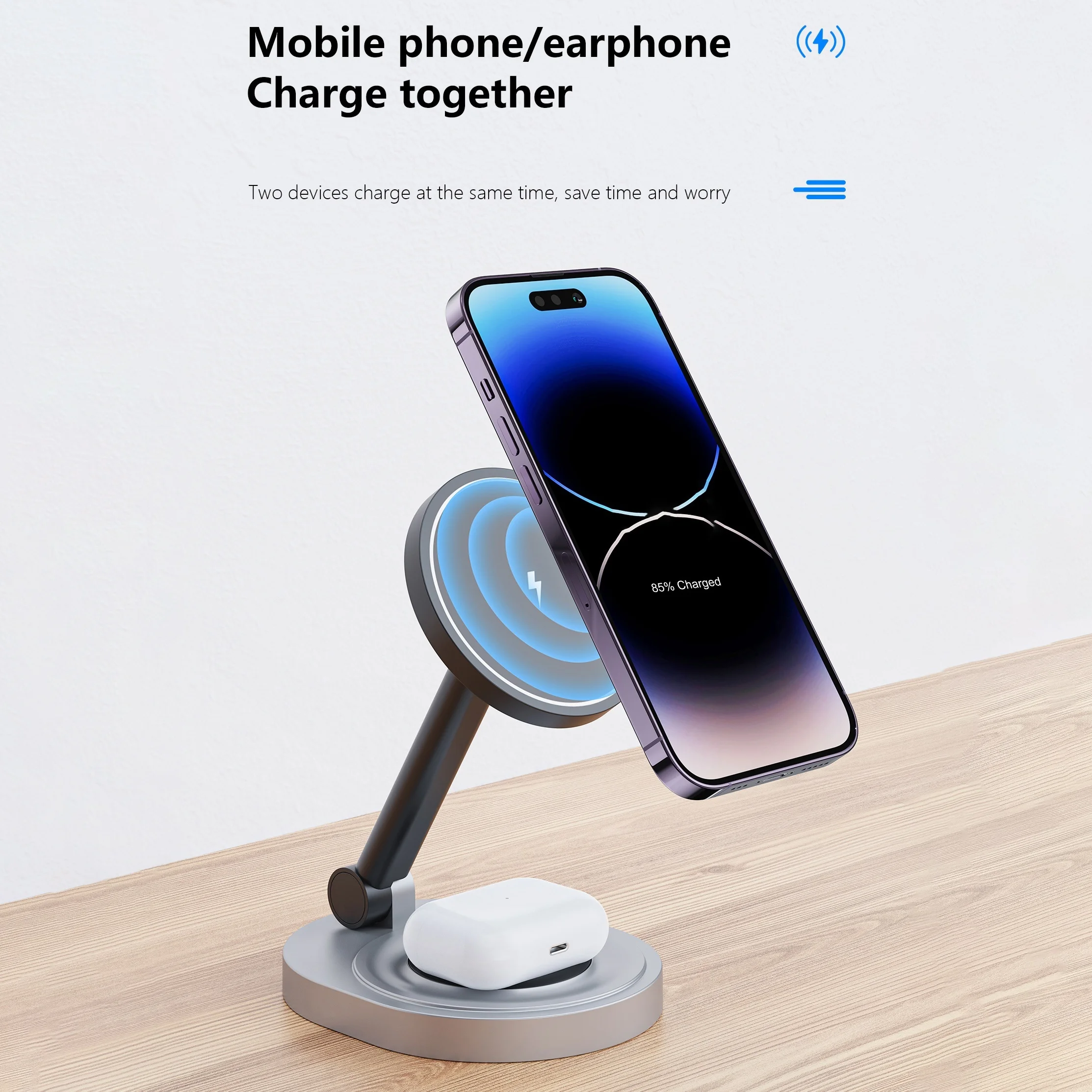 2 In 1 Magnetic Wireless Charg - Watch Charger Cable บทวิจารณ์และราคา